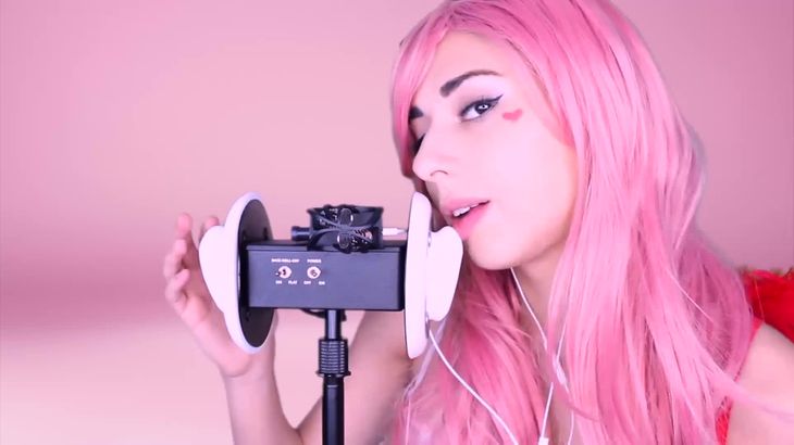 ASMRLunarexx 丘比特Cos吃耳朵和舔耳