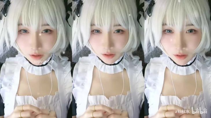 [aki秋水ASMR]秋水充电福利怼脸孔雀鱼采耳视觉触发哄睡视频集 14