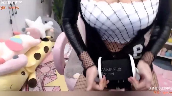 [白鹿姬ASMR]全身网袜皮衣娇喘诱惑