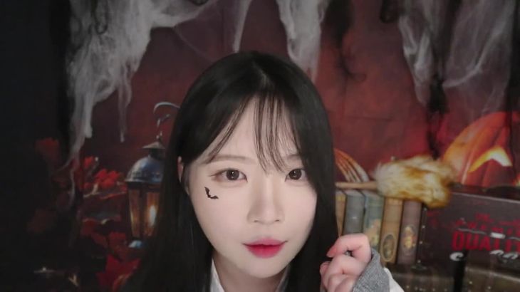 ASMR(Sub)-말많은-할로윈-파티-메이크업-받기-상황극-Doing-your-Halloween-Party-Makeup
