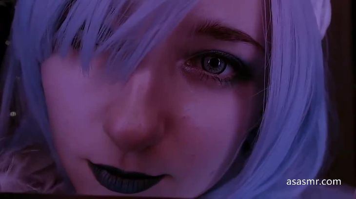 AftynRose ASMR Winter cold (ear blows, eating ice cubes, marshmallows, ears, etc.)