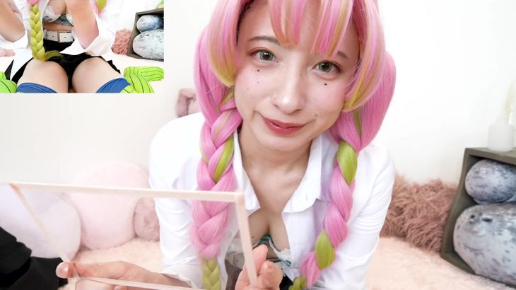 [污酱月乃ASMR]うーちゃんの呼吸❣️ガラス舐め舐めしながらしちゃった❤️