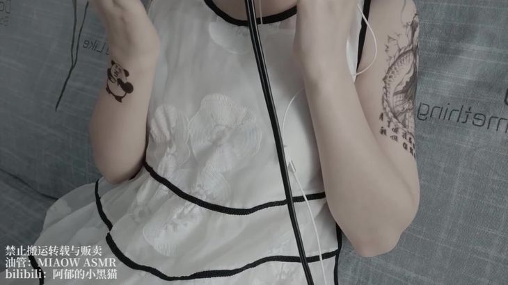 [阿郁的小黑猫]经典ASMR助眠视频合集 49