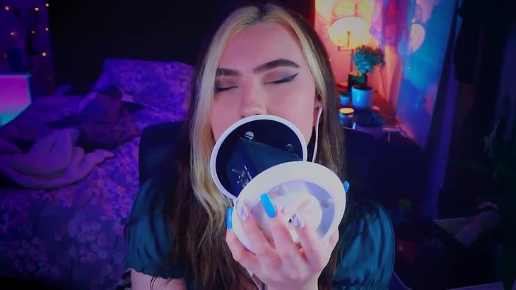 ASMR Slow Sticky Earlicking – Intense, Slow Ear Noms For Soothing Sleep Relaxation